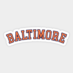 Baltimore Sticker